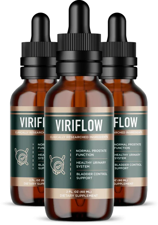 ViriFlow Prostate Health Supplement - Natural Support for Men Over 40